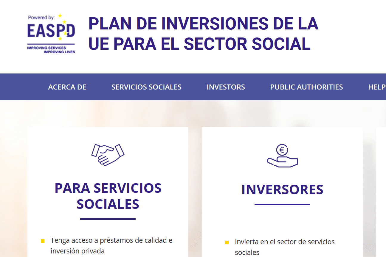 EASPD, Plan de inversiones de la UE para el sector social, Brusel·les, 2019