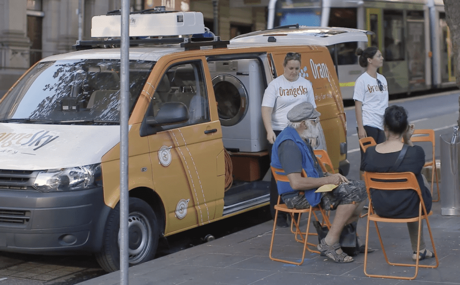 Bugaderies mòbils per a persones sense llar