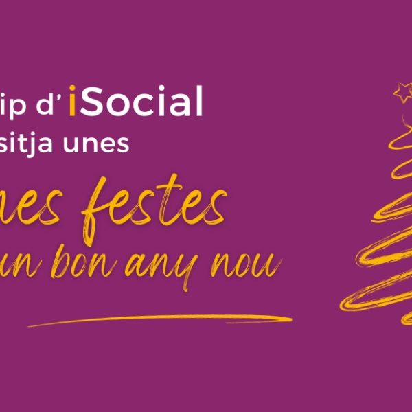 Felicitació Nadal - L'equip d'iSocial us desitja un bon Nadal i un bon any nou